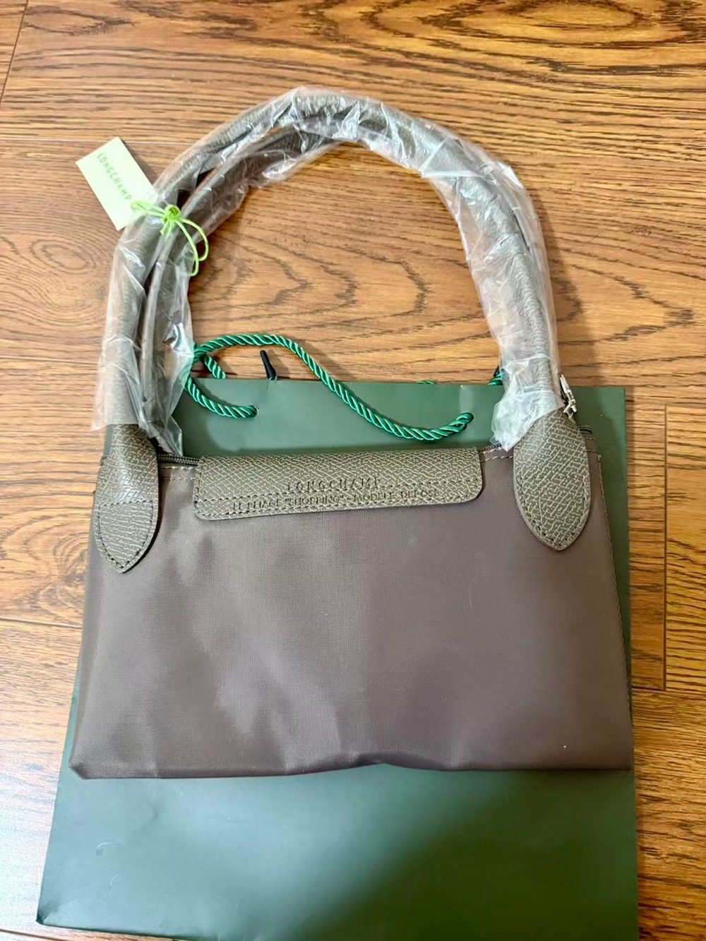 New Longchamp Le Pliage Original Large Shoulder Earth Color Bag Tote - Picture 4 of 8